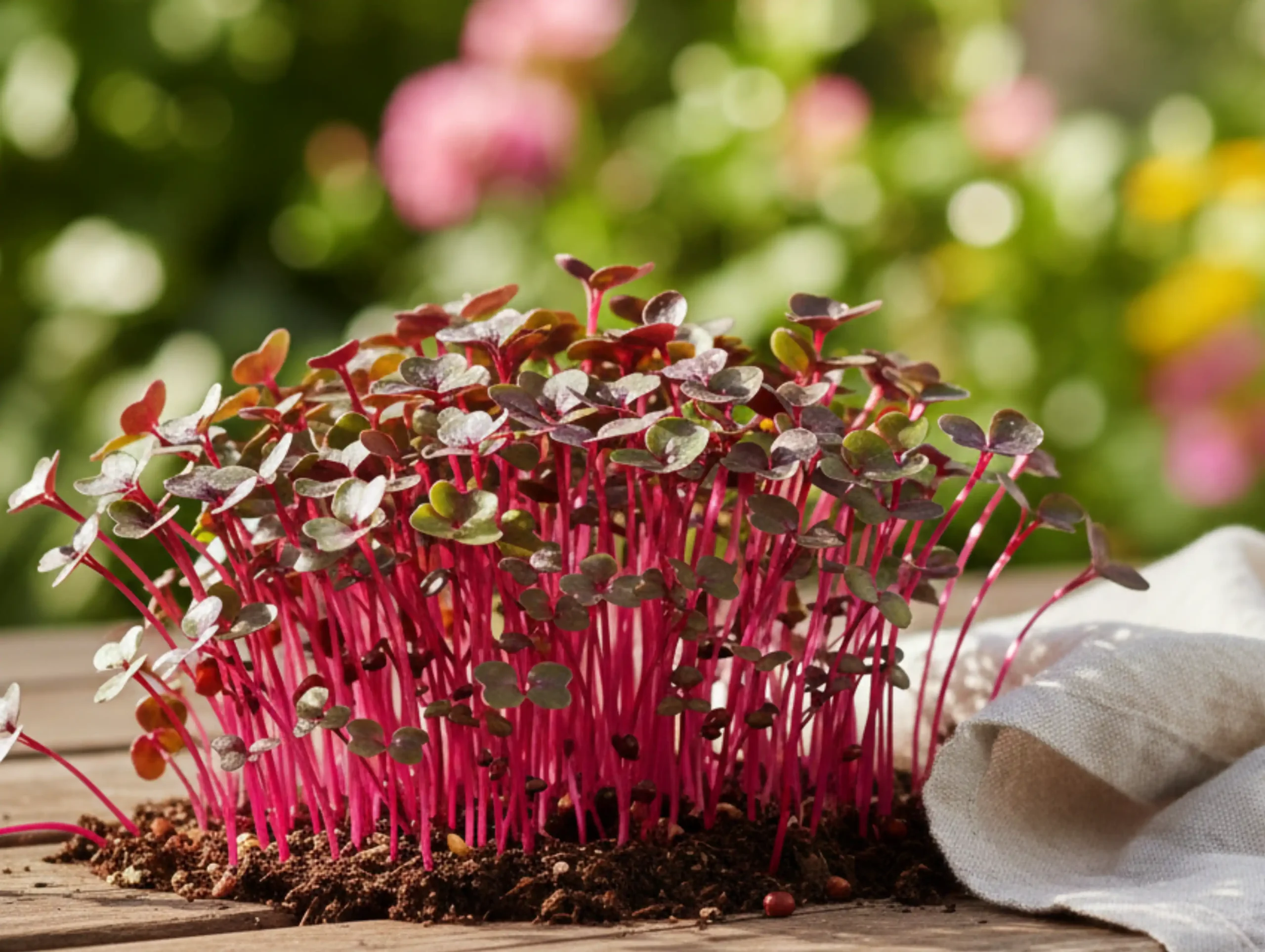 Red Amaranth Microgreens - Image 2