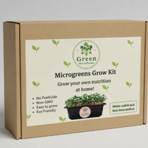 Duo Microgreen Kit-White Radish and Red Amaranthus