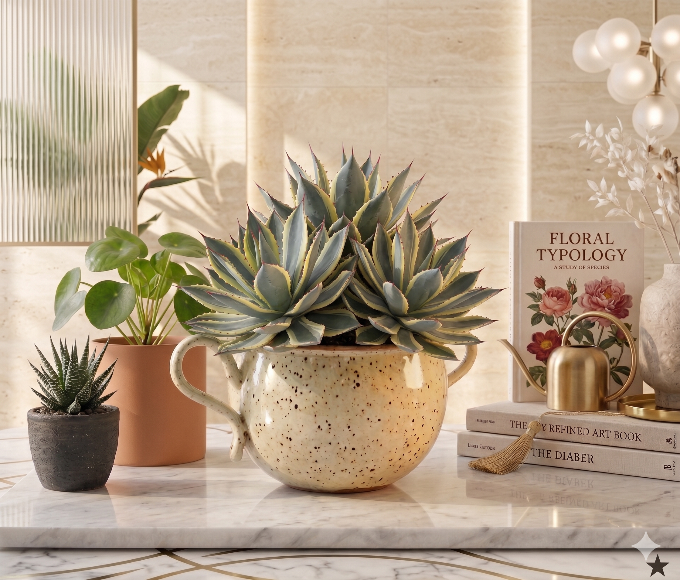 Heritage Handle Metal Planter - Image 2