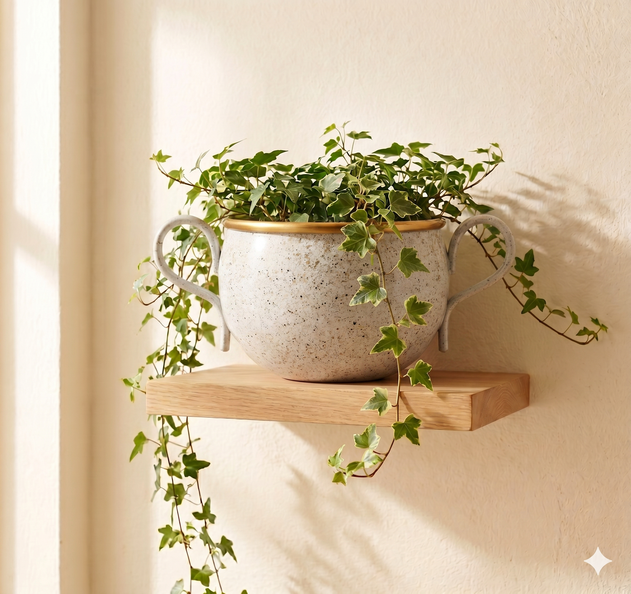 Heritage Handle Metal Planter