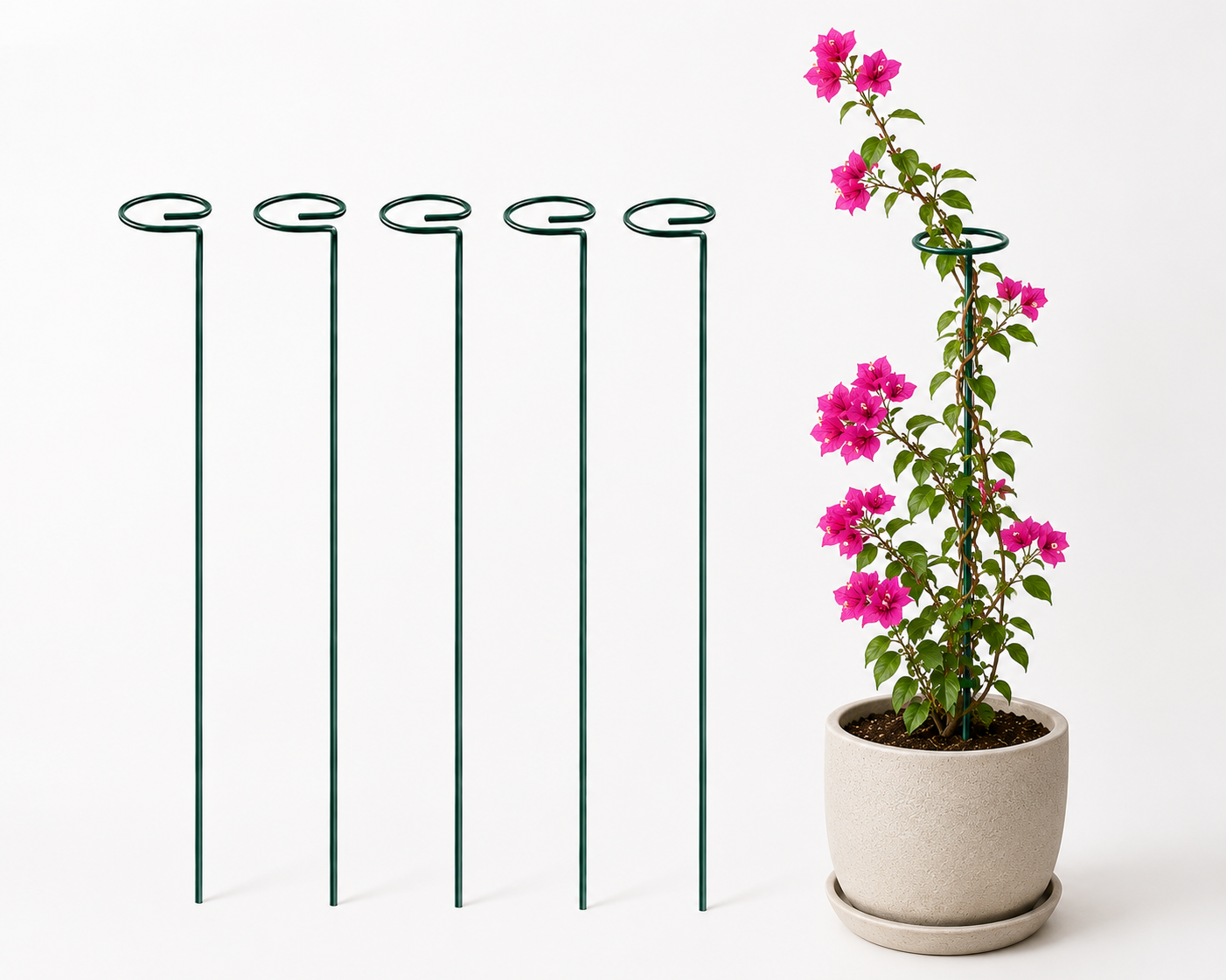 metal plant support stakes